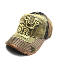 Custom Washed Vintage Look Baseball Cap